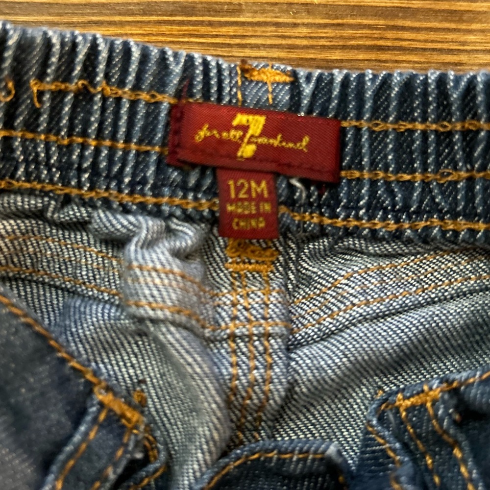 7 for all mankind jeans 12 months kids jeans